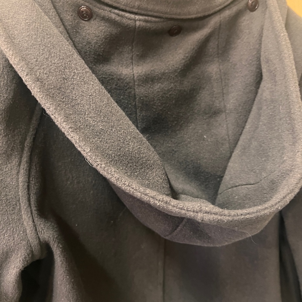 Macintosh Taupe Hooded Coat - Picture 9 of 12